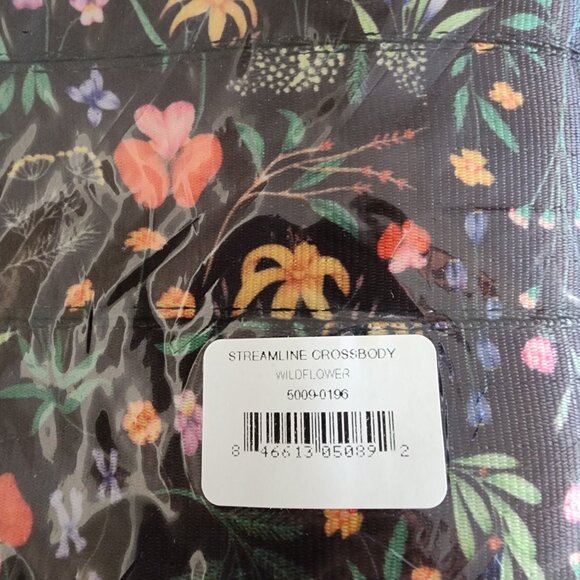 🔴SOLD🔴*RARE HTF* Harveys Seatbelt Wildflowers Streamline Crossbody Bag NWT - Picture 6 of 8